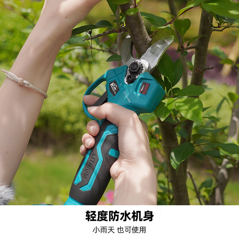 凯姿(KAZZ)电动修枝剪刀果树剪树枝剪刀锂电剪子园林修枝粗枝电剪刀2电