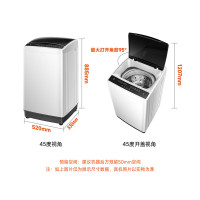 [23年新品]小米米家波轮全自动洗衣机租房宿舍 8KG公斤大容量不锈钢内桶健康桶自洁水位调节 弦月黑XQB80MJ203