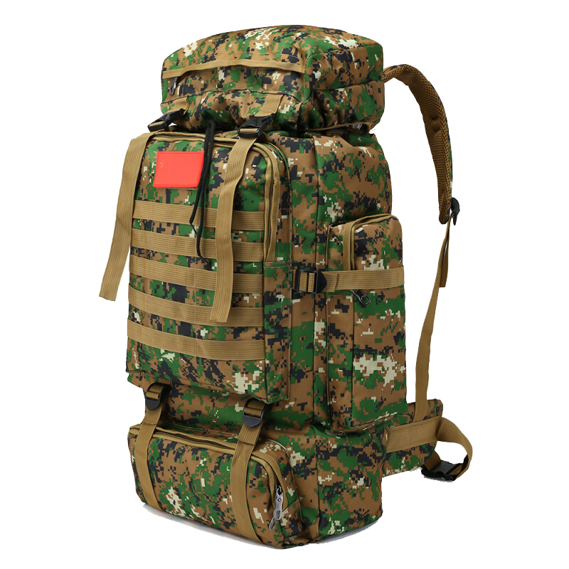 登山包大容量迷彩行李背包07背囊战术行军携行具作训包