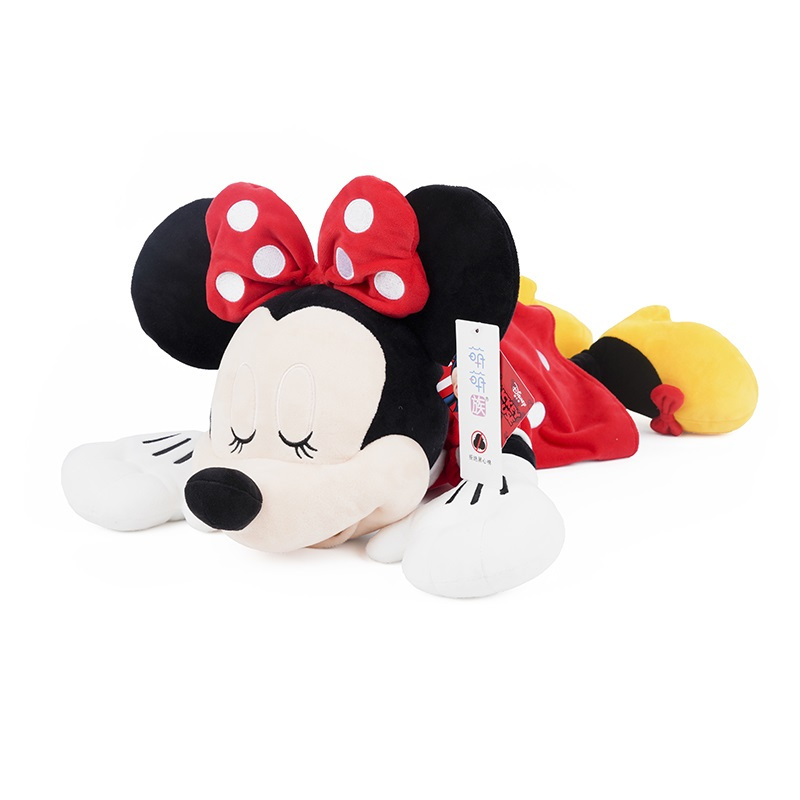 迪士尼 Disney 儿童毛绒玩具男孩女孩玩偶系列 米妮趴姿