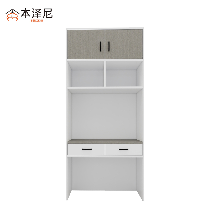 本泽尼 写字桌含吊柜 HTTJ-GD5091 1000*550*2200mm 张高清大图