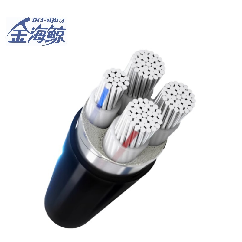 金海鲸 低压铝电缆YJLV4×25+1 米高清大图