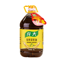 龙大 食用油 非转基因 压榨菜籽油 5L