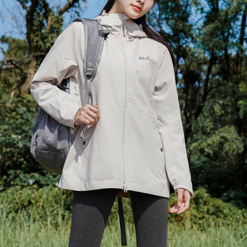 JackWolfskin狼爪舰店女装上衣2022冬季新款运动服户外徒步登山训练透气休闲夹克外套 5321141-6260