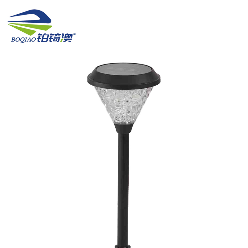 铂锜澳 圆形太阳能地插灯 200*720mm-白光暖光 个高清大图