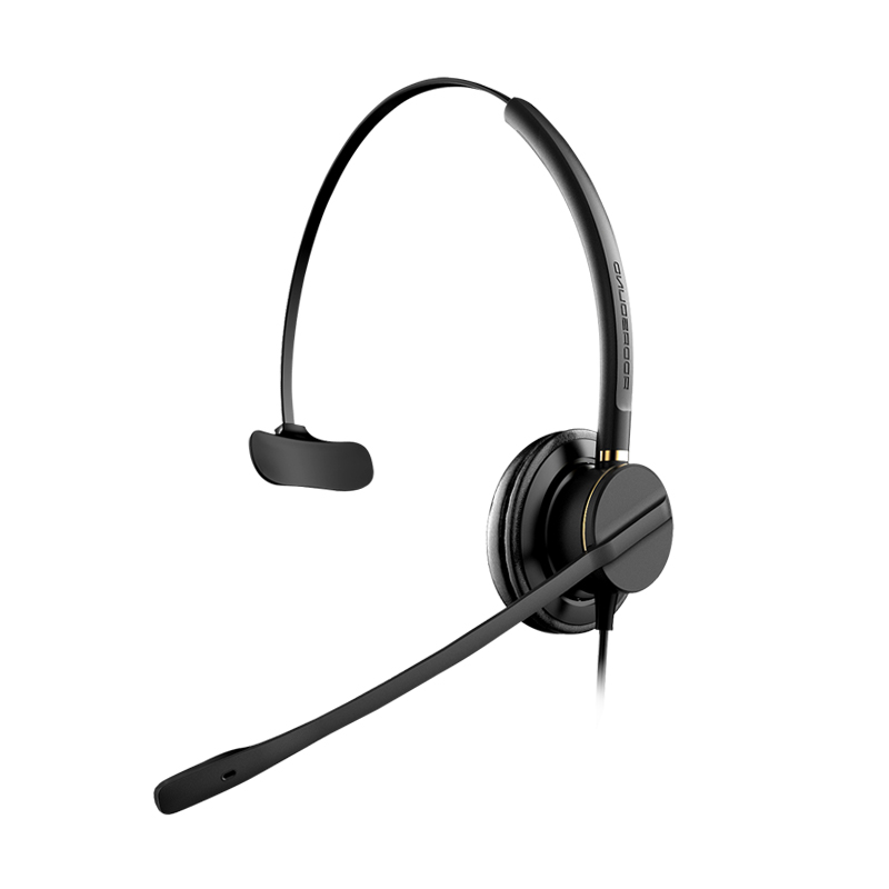 艾德声 Crystal 2871 QD专业话务耳机/耳麦 黑色