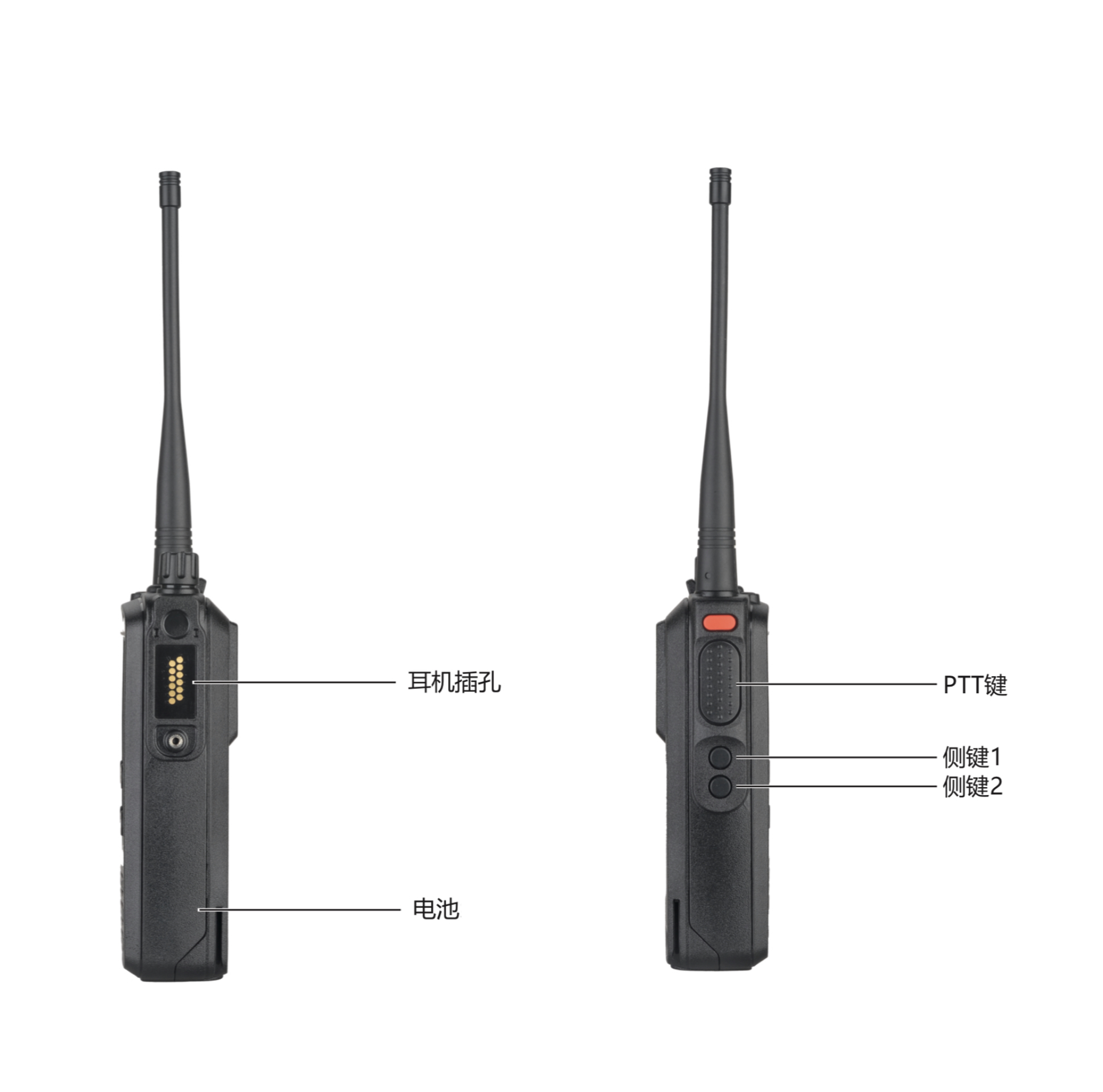 普星 数字预警对讲机 PD860L 套高清大图
