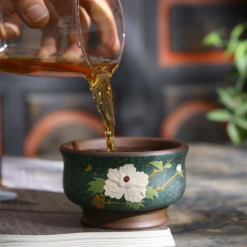 家柏饰(CORATED)主人杯礼盒单个紫砂品茗杯家用功夫茶杯户外随身个人杯190266高清大图