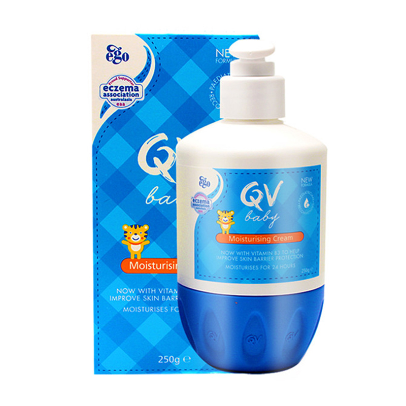 [澳洲进口]EGO QV 小老虎雪花膏婴儿儿童保湿润肤霜 补水保湿滋养肌肤 250g 婴童润肤乳/油/露/霜高清大图