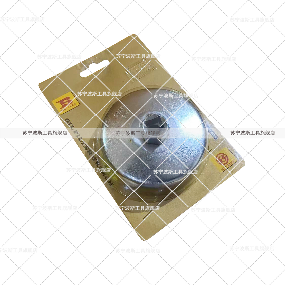 波斯(BOSI) 荧光系列帽式机油滤清器扳手 16P/86mm 把高清大图