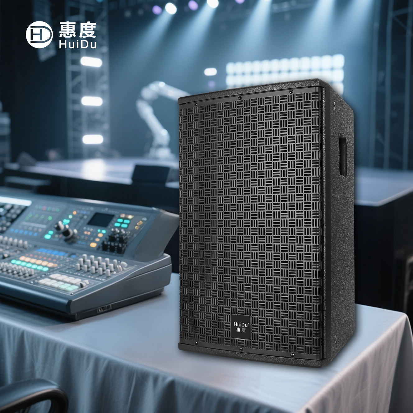 惠度(HuiDu)PK-12专业音箱舞台演出家用K歌酒吧包房KTV会议室音响高清大图