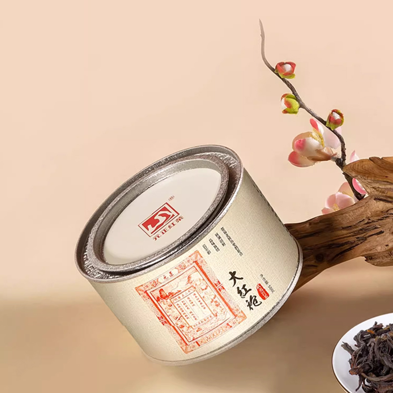 [元正]茶票大红袍 茶叶特级正宗武夷岩茶罐装轻火茶叶乌龙茶送礼 3罐 共150g高清大图