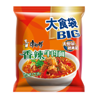 [39任选10件/69任选20件]康师傅大食袋方便面红烧牛肉面老坛酸菜牛肉面香辣牛肉面145g1袋装大食袋香辣泡面速食