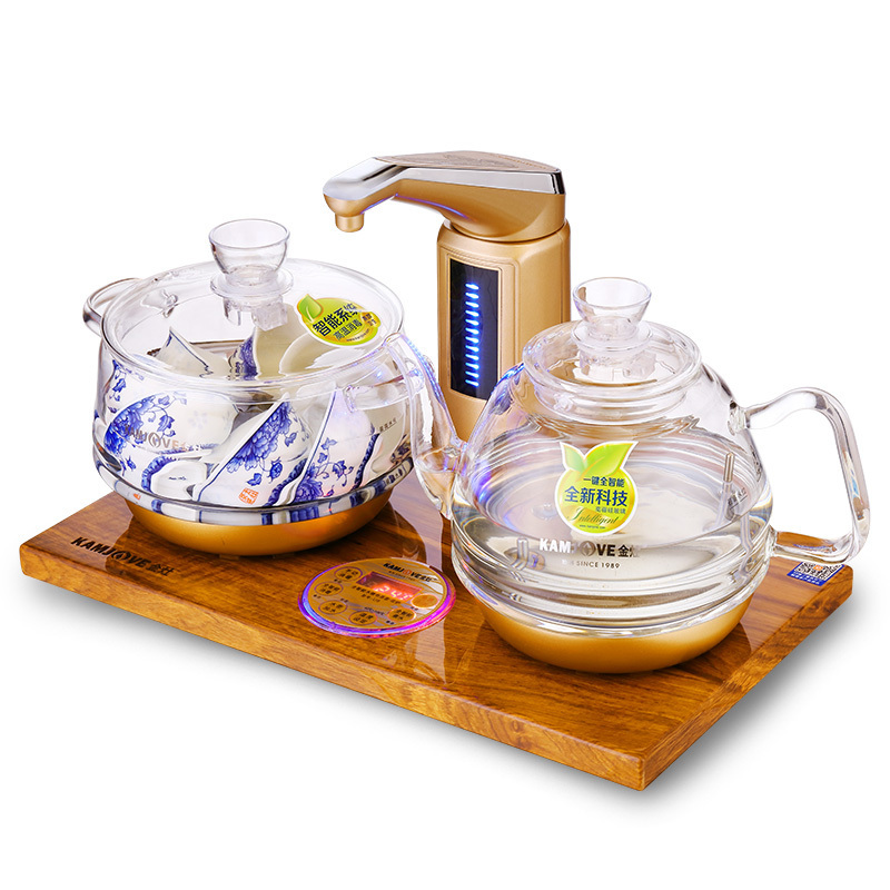 金灶 u8 金花梨木底座 全智能电茶壶 全自动上水电热水壶 u系列 (双炉