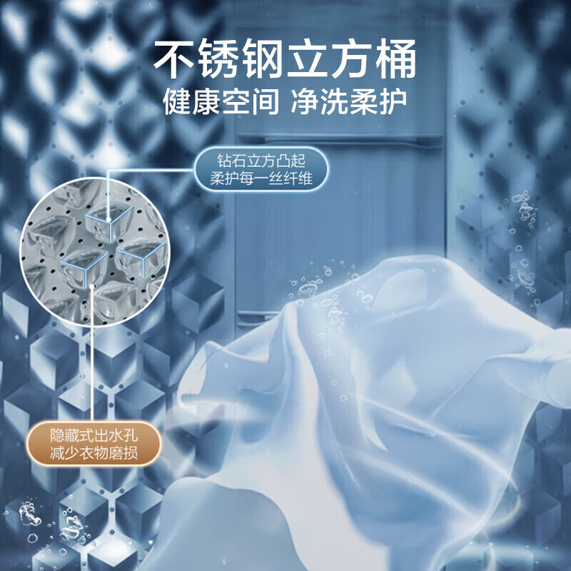 小天鹅(LittleSwan)波轮洗衣机 15公斤大容量全自动全新免清洗不脏桶TB15-1808T高清大图