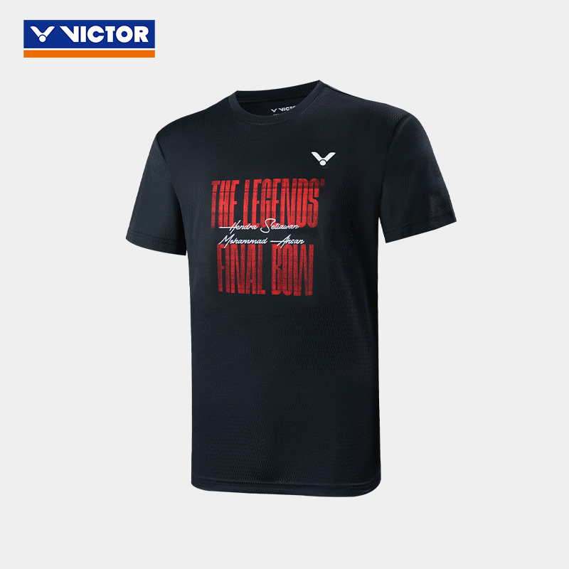VICTOR/威克多 羽毛球服亨山组合纪念T恤T-501DTL
