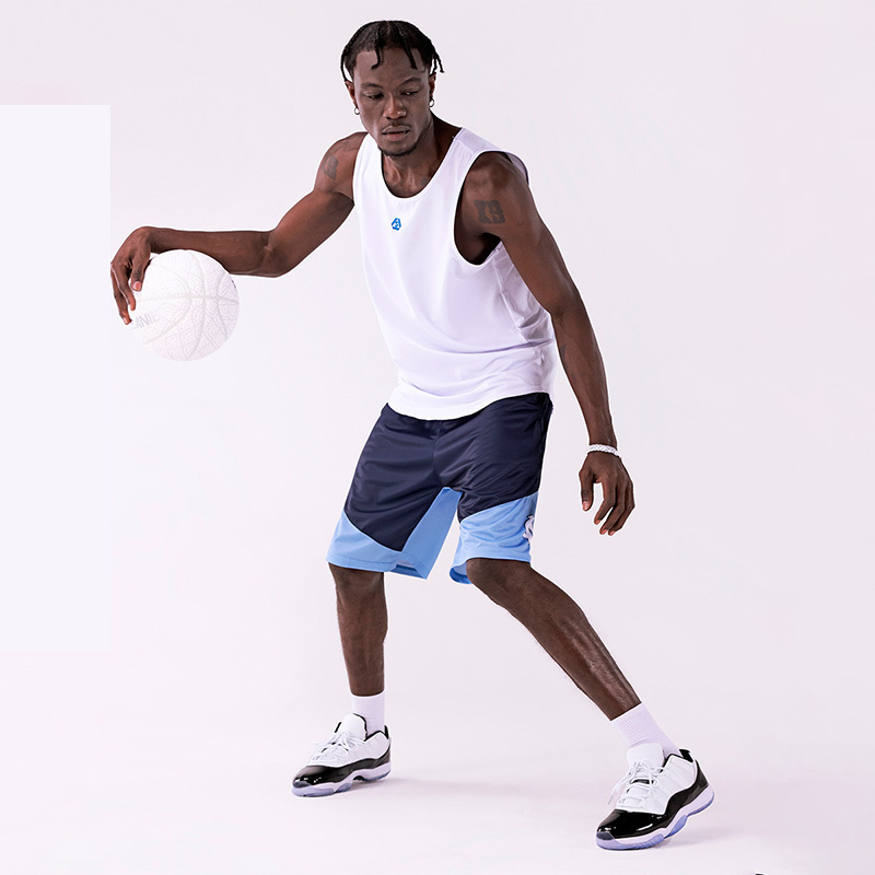 美式ncaa北卡蓝大学篮球裤五分训练短裤运动休闲宽松速干男潮女夏