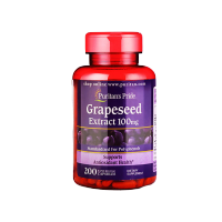 [2瓶]普丽普莱葡萄籽精华胶囊100mg*200粒美国保健品正品