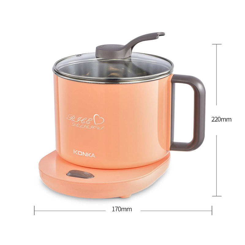 康佳KGZZ-1437小甜橙多用锅电煮锅600W/1.3