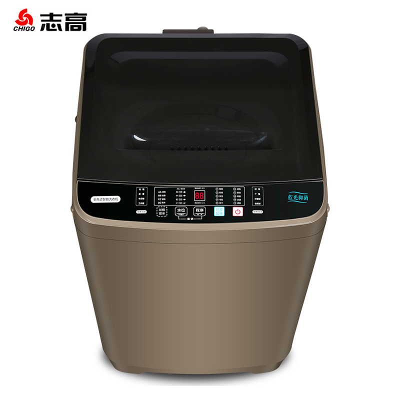 志高(CHIGO)XQB82-2010 8.2公斤全自动波轮洗衣机(咖啡金)高清大图