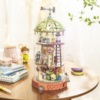 若来手工制作DIY小屋房子模型立体拼图玩具创意生日情人礼物