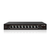 艾泰UTT S110P-24V 8口24V非标准POE供电交换机千兆上联
