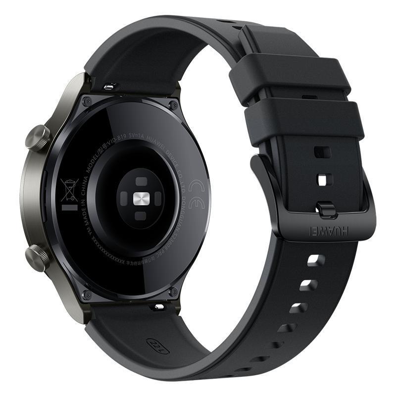 HUAWEI WATCH GT 2 Pro 运动款 时尚黑(46mm)两周长续航华为智能手表 蓝宝石镜面 钛合金表体 精密陶瓷后壳 蓝牙通话 专业户外运动