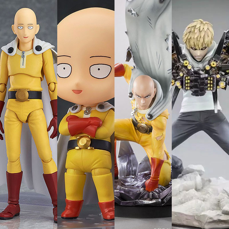 figma一拳超人手办玩具琦玉老师光头杰诺斯模型人偶玩偶摆件公仔 埼玉静态24cm高清大图