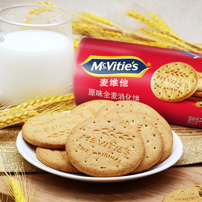 麦维他原味全麦消化饼250克
