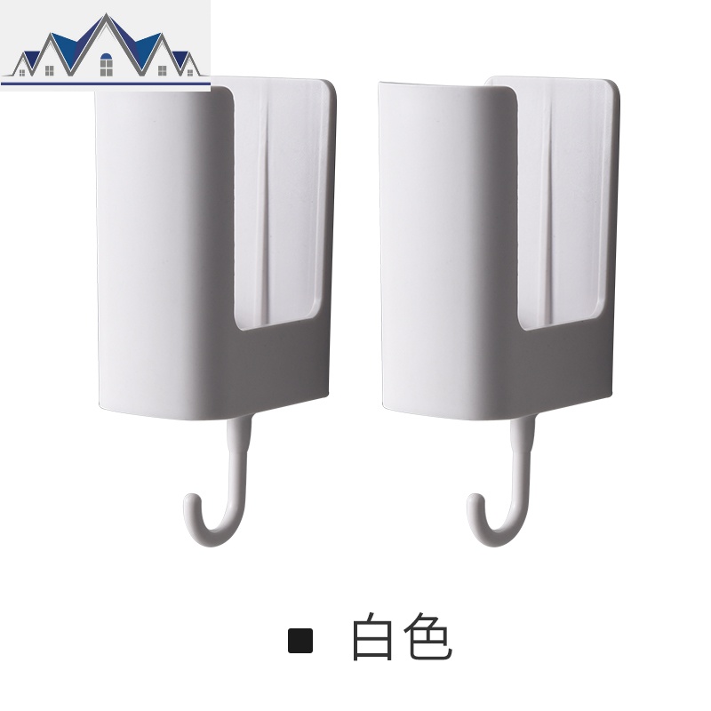 放锅盖架壁挂厨房用品神器免打孔收纳架家用菜板砧板挂墙上置物架_997 白色一对