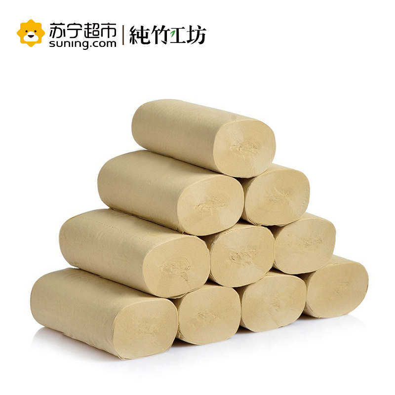 纯竹工坊 无芯卷纸 PURE系列4层58g*36卷(整箱售卖)竹浆卫生纸巾高清大图