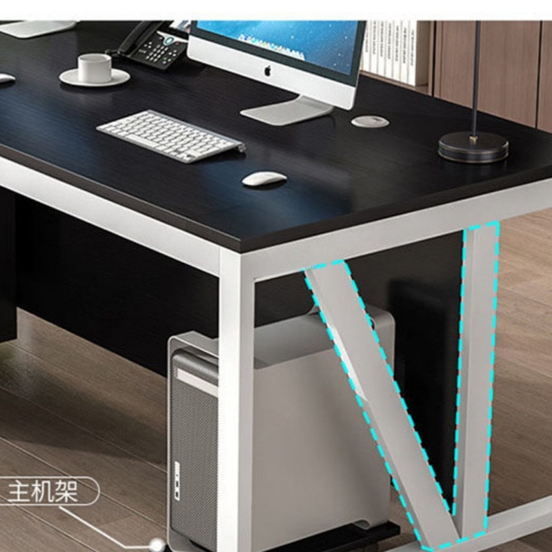 乐琪艺办公桌1.4m套高清大图