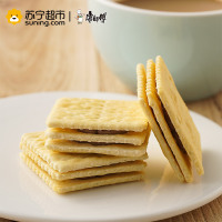 康师傅 3+2苏打夹心饼干 香草巧g力味375g