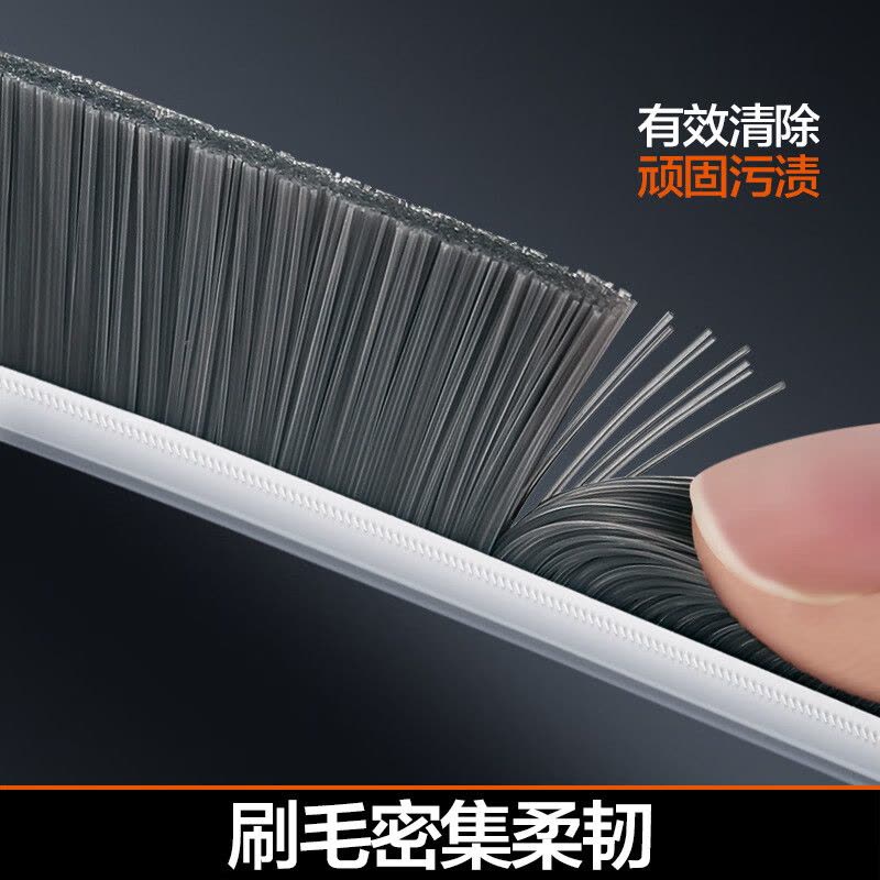 大卫 S13多功能卫生间长柄缝隙刷子死角硬毛 长条缝隙刷-3个装图片