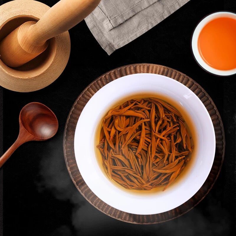 新茶金骏眉红茶茶叶特级正宗蜜香浓香型礼盒装散装黄芽金俊眉500g