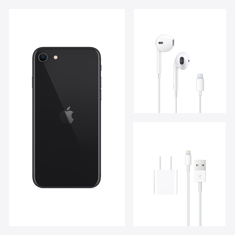 [二手8成新]Apple 苹果SE2 2代 / iPhone SE2 黑色 64GB 全网通单卡拍照4G手机苹果手机国行