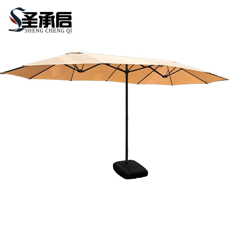 圣承启 遮阳伞 卡其色 把高清大图