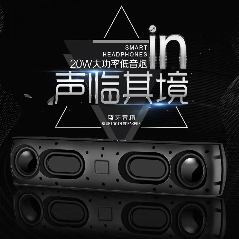 古斯塔夫汽车载音响无线蓝牙音箱德国重低音炮双喇叭手机电脑 USB初级2喇叭无蓝牙50音效- 官方标配