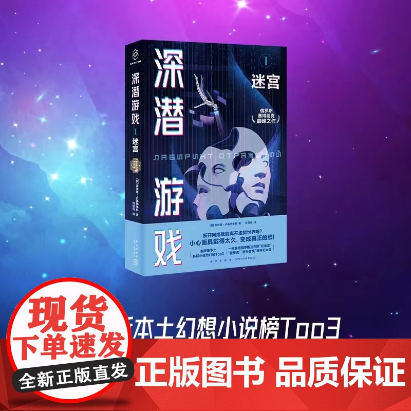 深潜游戏Ⅰ:迷宫 [俄]谢尔盖·卢基扬年科 著 具有警示意义的黑客枕边书 预言数字时代人类困境 俄罗斯科幻小说热高清大图