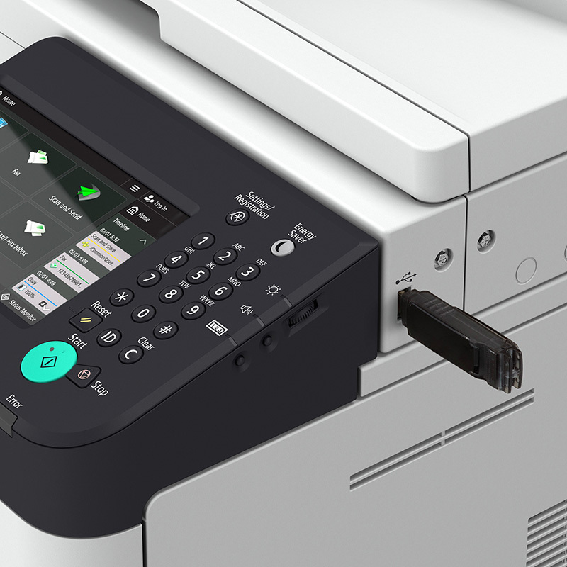 佳 能(CANON)iR2625 A3黑白数码复 合 机 (打印 复印 扫描 双面自动输稿器 双纸盒 工作台)高清大图