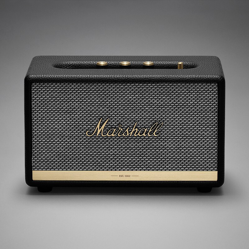 马歇尔(Marshall)ACTON II BLUETOOTH音箱2代无线蓝牙家用重低音音响 黑色 国行正品