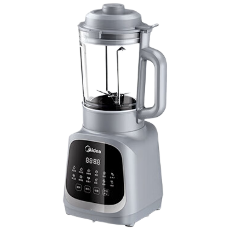 美的破壁机家庭大容量全自动触摸免滤搅拌机定时功能玻璃机身材质高速破壁机 MJ-PB40T42