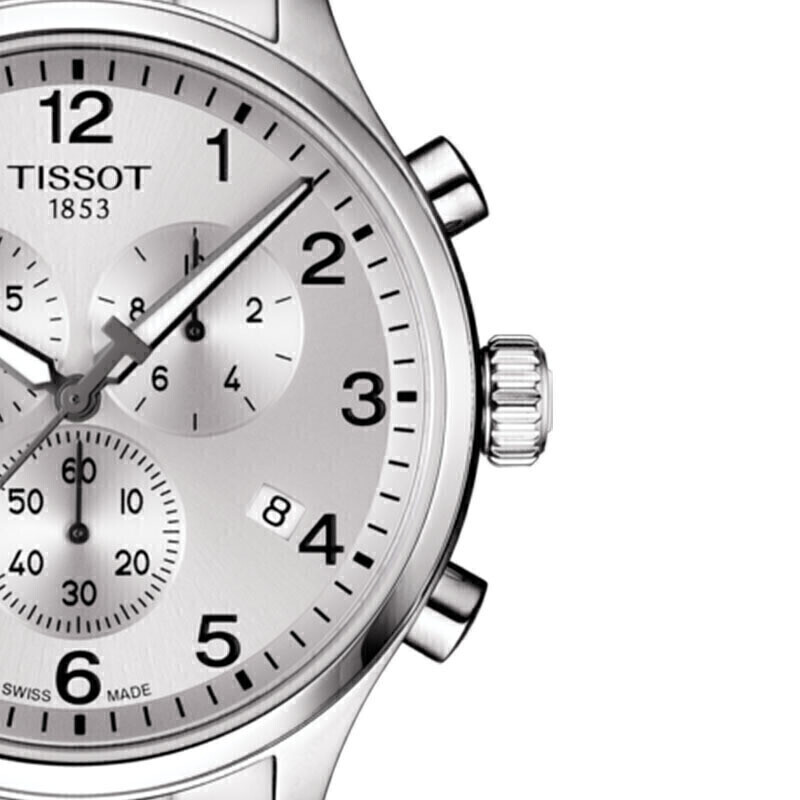 天梭(TISSOT)瑞士手表 速驰系列腕表 钢带石英男表T116.617.11.037.00