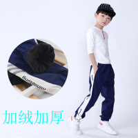 男童裤子宽松新款春夏季休闲ins街舞裤反光中大童束脚运动裤 衫伊格(shanyige)