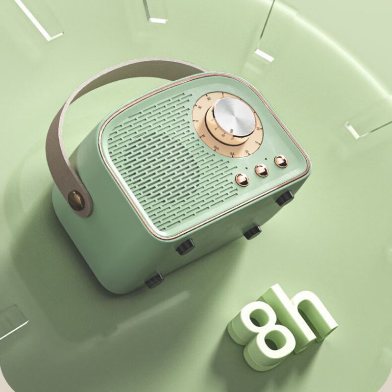 艾优 蓝牙音箱 扬声器 立体环声大音量 智能家居 清新绿 K02高清大图