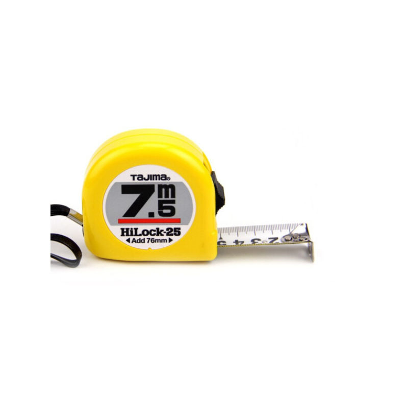 田岛 钢卷尺 长7.5米 带正反面刻度25mm宽L2575 1001-0036 货期5-10天