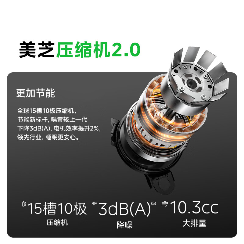 [官方旗舰店]美的空调 酷省电二代PRO大1.5匹一级能效变频 双排纯铜管 2026款空调挂机KFR-35GW/KS2P高清大图
