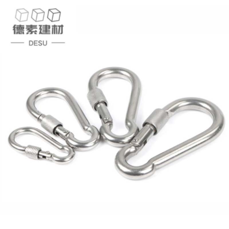 德素 304不锈钢弹簧扣 M6(带母型)/个高清大图