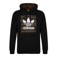 阿迪达斯(adidas)男士三叶草连帽套头衫CAMO BB HOODIE DH3919