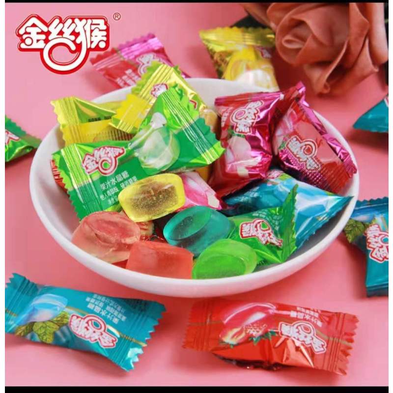 金丝猴果汁硬糖薄荷88克袋